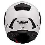 Мотошолом LS2 FF902 Scope II Solid Gloss White, фото 3