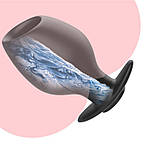 Анальний душ, анальна клізма Medium Силіконова анальна пробка-клізма 6 см діаметр, фото 3