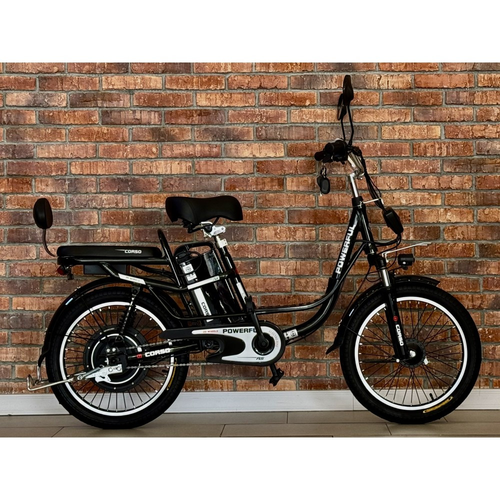 Електровелосипед Corso Powerfull PF-60595 500W 48V 13Ah 20" з PAS системою та LED фарою, фото 1