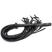 Шкіряний батіг, плетений бич 66 см натуральна шкіра