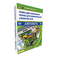 Плівка для ламінування ДА А5 250мкм. 100шт/уп. Antistatic, глянцева