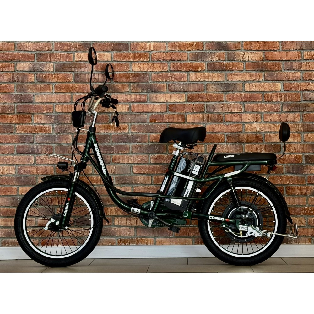 Електровелосипед Corso Powerfull PF-70457 500W 48V 13Ah 20" з PAS системою та LED фарою