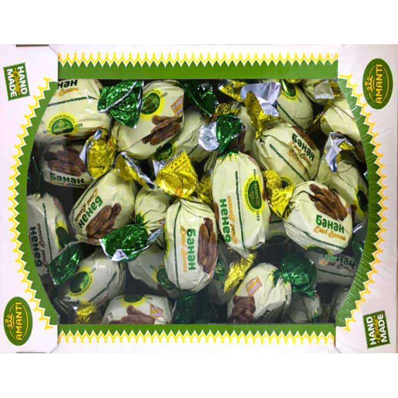 Цукерки Amanti Банан в шоколаді 1 кг