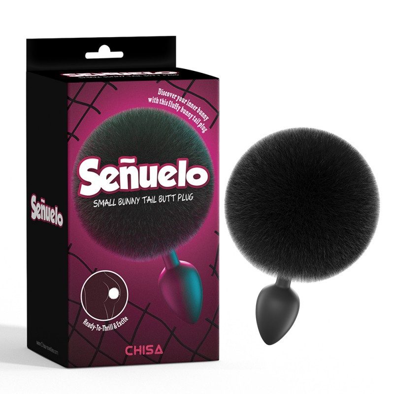 Анальна пробка, анальна корок Chisa Small Bunny Tail силіконовий хвіст