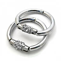 Металеві наручники, окові для рук L з кодовим замком з медичної сталі