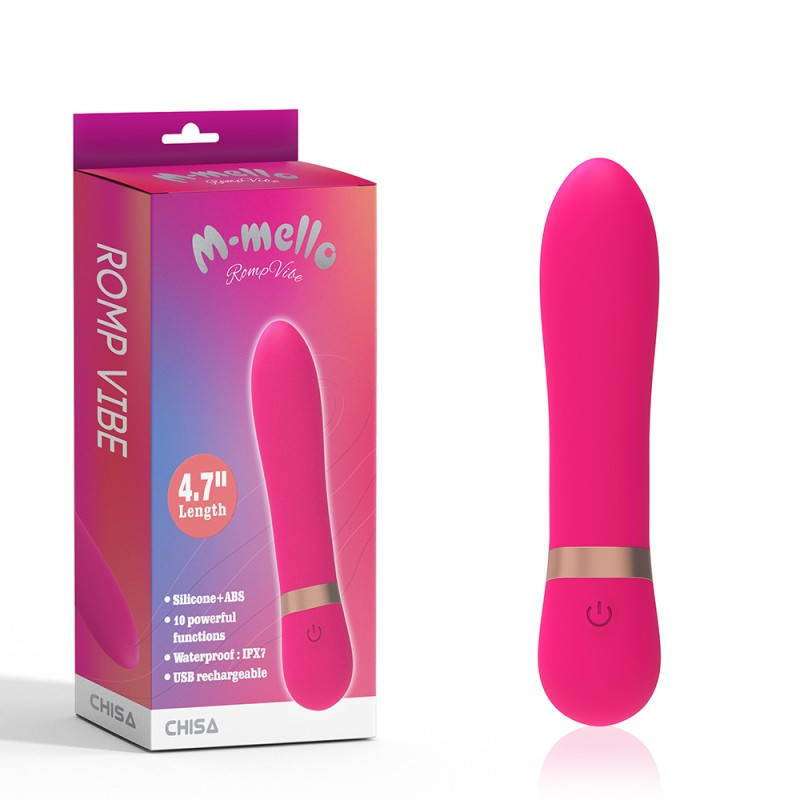 Вібратор, мультишвидкісний Romp Vibe рожевий, 10 функцій, перезаряджуваний