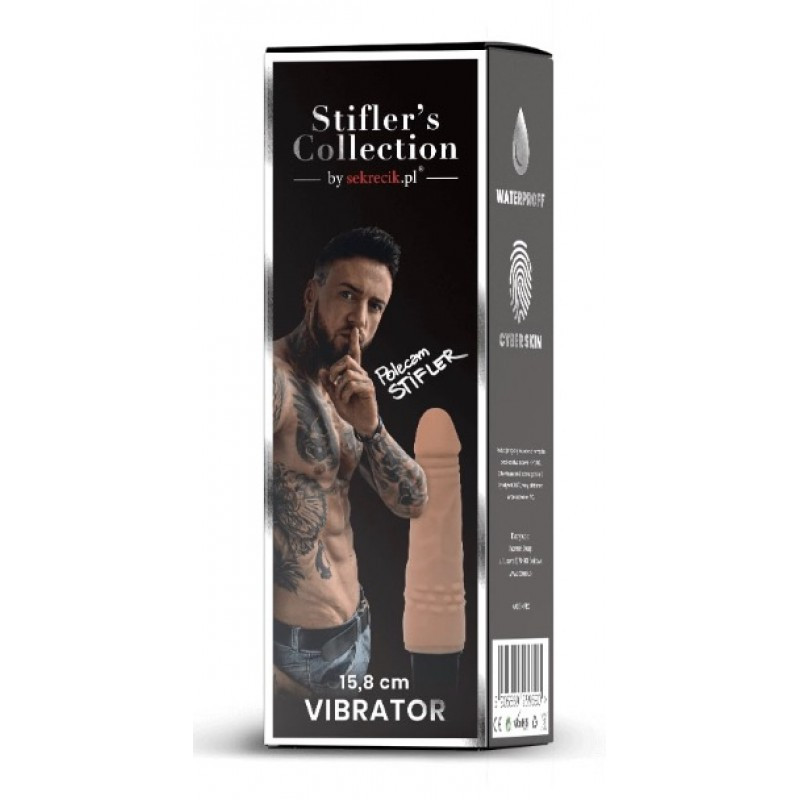 Вібратор мультишвидкісний, вібростимулятор Stiflers Collection CyberSkin 12 режимів