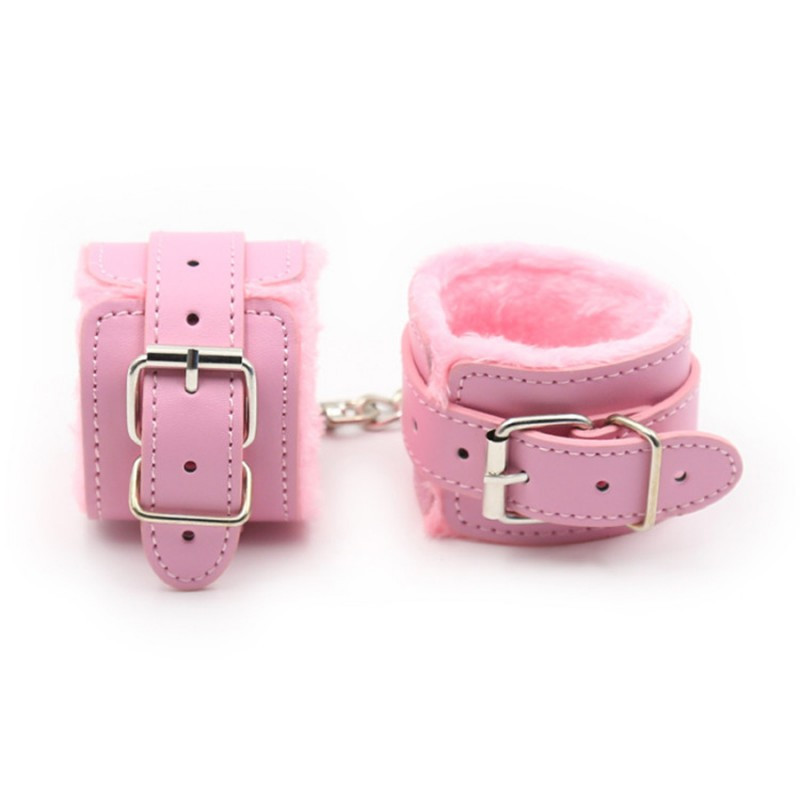 Наручники-рукавички, окови для рук Black Leather Adjustable