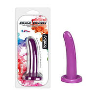 Фалоїмітатор, пристібний фалоімітатор Lovetoy Silicone Holy Dong Small 4.5, фіолетовий, гнучкий