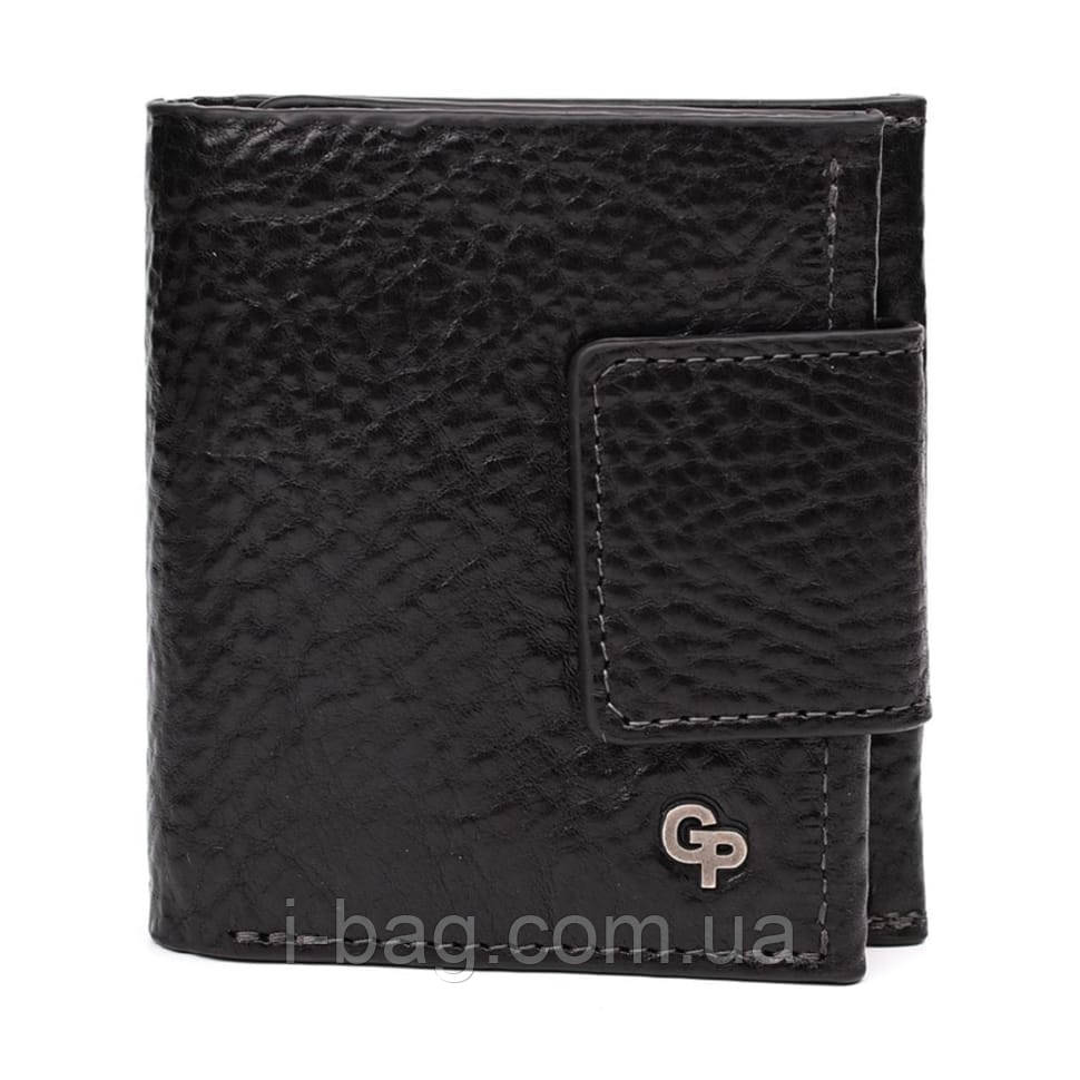Невелике чоловіче шкіряне портмоне Grande Pelle 502410 чорне, фото 1