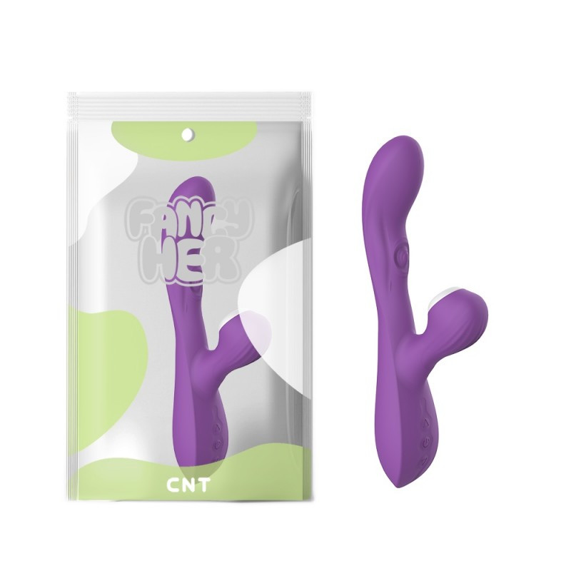 Вібратор, вібростимулятор Triple Fantasy Vibe Purple 10 режимів