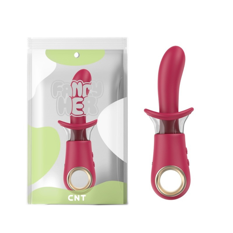 Вакуумний вібратор, вібромасажер Air Dual Orgasm Vibe Red 10 режимів