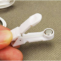 Електричні затискачі, електростимулятори для сосків White Stimulator регульована інтенсивність