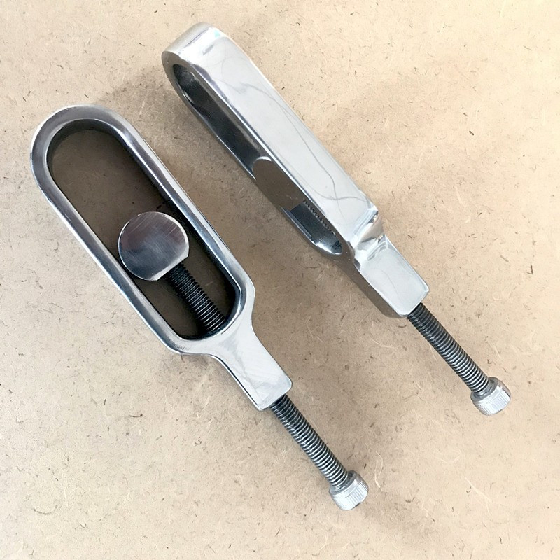 Затискачі для сосків, фіксатори сосечків Stainless Steel Screws Press регульовані, фото 1