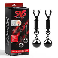 Затискачі для сосків, фіксатори сосечків Chisa Playful Weighted, металеві, обважнені