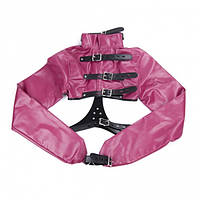 Бондаж дисципліни, фіксатори Adjustable Bolero Straitjacket екокожа розовый
