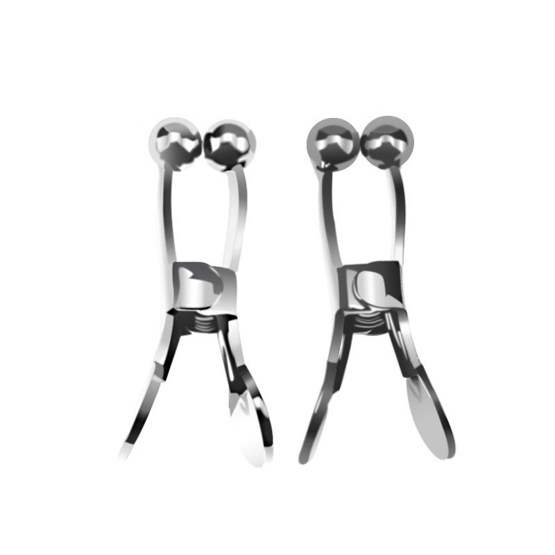 Затискачі для сосків, фіксатори сосків Stainless Steel з ланцюжком, фото 1