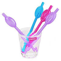 Інтимні соломинки, коктейльні трубочки Lovetoy Original Pussy Straws 19,5 см