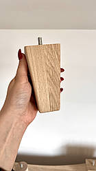 Меблева дубова ніжка у вигляді піраміди 12см 1 шт