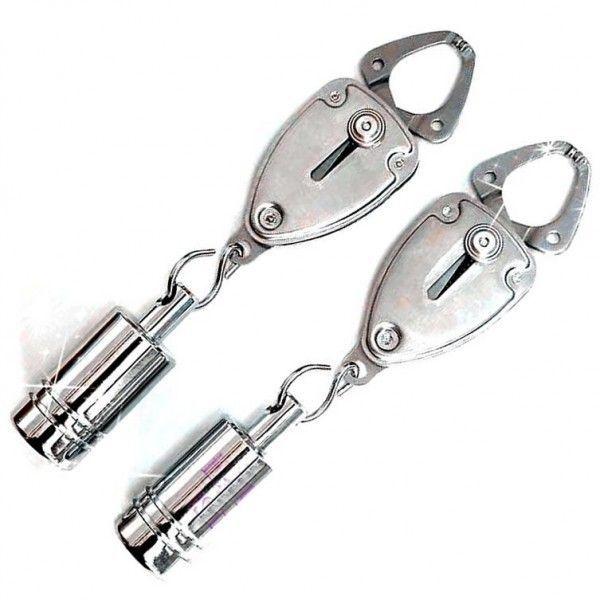 Затискачі для сосків, фіксатори сосочків Silver, медична сталь, фото 1