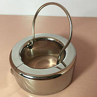 Фіксатор на пеніс, затискач для члена MetalRing гладкий метал