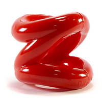 Фіксатор на пеніс, затискач для члена Oxballs Z-Balls червоний