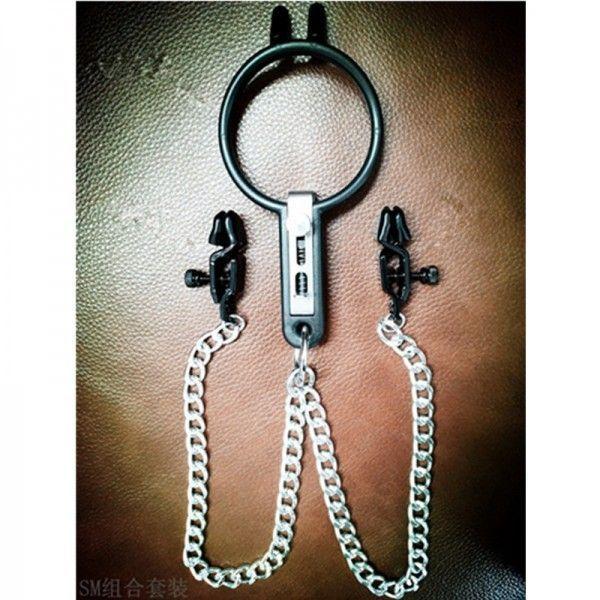 Затискачі для сосків, фіксатори сосків Master Mouth Spreader Nipple Clamps медична сталь, фото 1