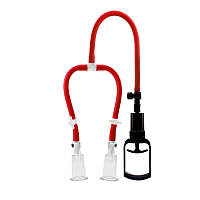 Вакуумна помпа, інтимний масажер Stunt Worx Nips Erector Pump з ABS-силікону