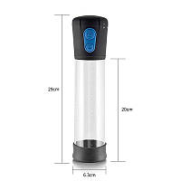 Вакуумна помпа, інтимна помпа Maximizer Worx VX3 Auto Pro Pump Black 3 швидкості