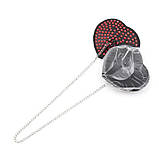 Стікіні на соски, затискачі на груди Nipple Pasties Red м'який сатин, фото 2