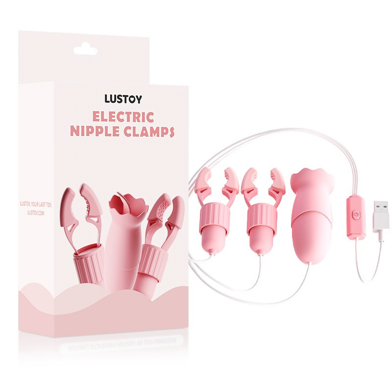 Затискачі для сосків, стимулятори Lusoty USB зарядка ABS/Silicone, фото 1