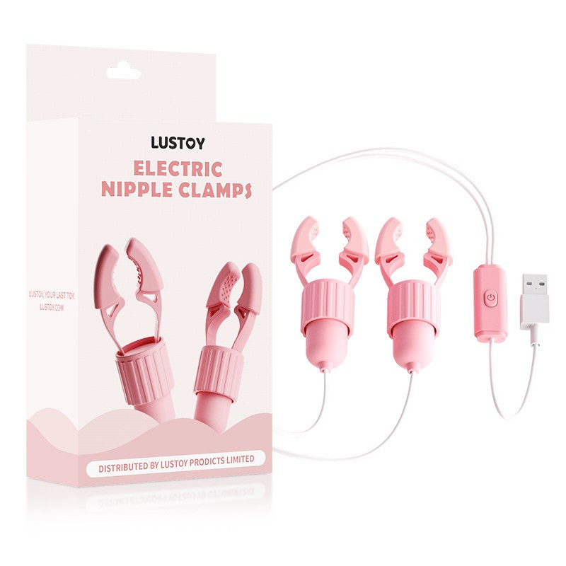 Затискачі для сосків, фіксатори сосочків Lusoty USB зарядка ABS/Silicone, фото 1