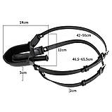 Кляп для рота, фіксатор рота Forced Irrigation Mouth Plug чорний надійний матеріал, фото 4