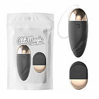 Віброяйце, вібро стимулятор Play With Me Love Egg Black, 10 режимів вібрації
