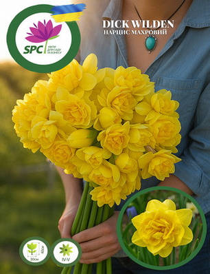 Нарцис махровий Dick Wilden, фото 2