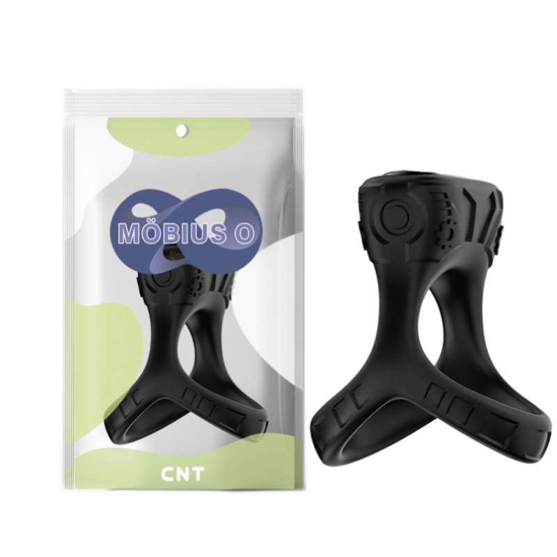 Ерекційне кільце, вібро кільце для члена Love Distance Triple Fun Ring Black силікон, фото 1