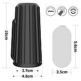 Ерекційне кільце, вібраційне кільце для члена Lovetoy Vibrating Ridge Knights Ring Black, водонепроникний TPE, фото 2