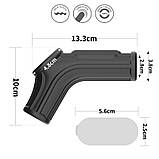 Ерекційне кільце, вібро кільце для пеніса Lovetoy Vibrating Ridge Knights Ring з мошонковим рукавом, фото 2