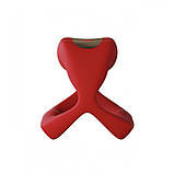 Ерекційне кільце, вібраційне кільце на член Hot Kiss Power Ring Red 9 режимів вібрації, фото 2