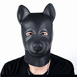 Маска для БДСМ, латексна маска Natural Latex Molding Dog Hood, фото 2