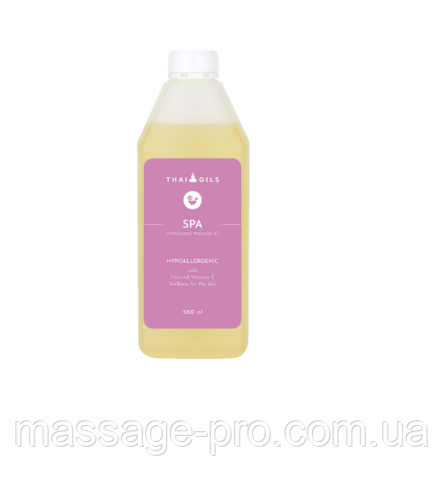 Масажна олія Thai Oils Spa 1000 мл Масажна олія для розслаблення Ароматна масажна олія, фото 1