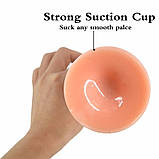 Анально-вагінальний фалоімітатор, фістинг дилдо Bdsm4u високоякісний силікон, фото 3