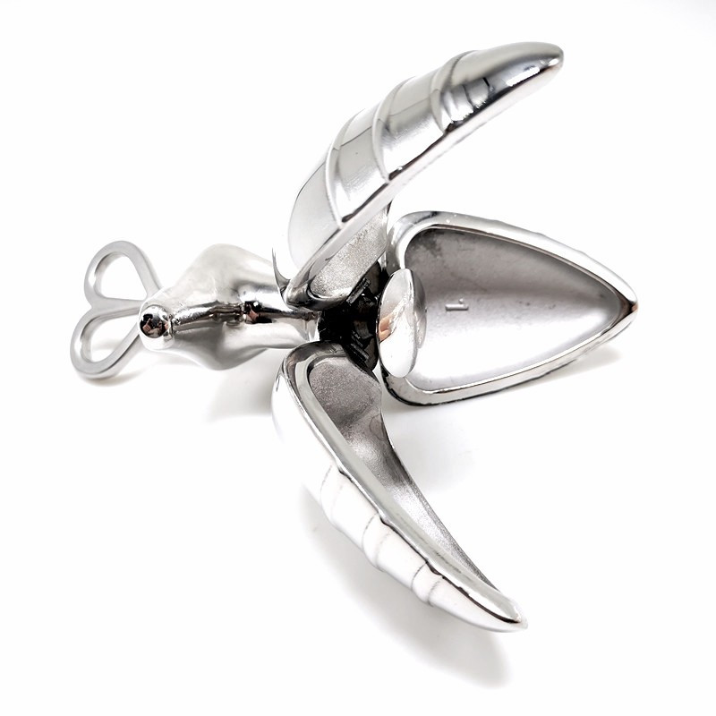 Фістинг замок, анальний стимулятор Extra Large Stainless Steel, діаметр 92мм