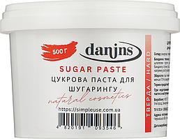 Тверда цукрова паста для депіляції в домашніх умовах Danins Home Sugar Hard 500 г