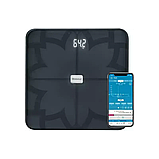 Ваги підлогові з блютуз додатком смарт Medisana bluetooth розумні електронні ІМТ BMR аналізом жиру м’язової маси, фото 3