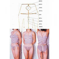 Шибарі мотузка, канатний костюм е002 Червоний поліестер