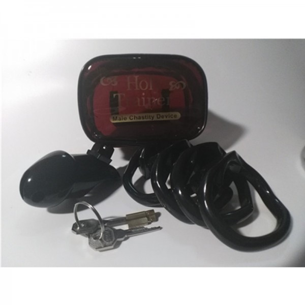 Пояс вірності, чоловічий фіксатор Holy Trainer Chastity Device V2 медичний полікарбонат, фото 1