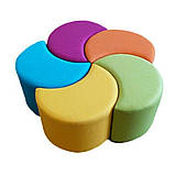 Комплект дитячих пуфів "Веселка", фото 2