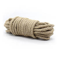 Конопляні канати, мотузка для ударів Hemp Ropes 10 м, 7 мм