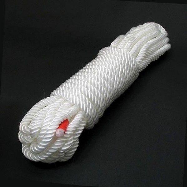 Шибарі мотузка, біла шовкова Special Silk Rope 10 метрів, 7 мм
